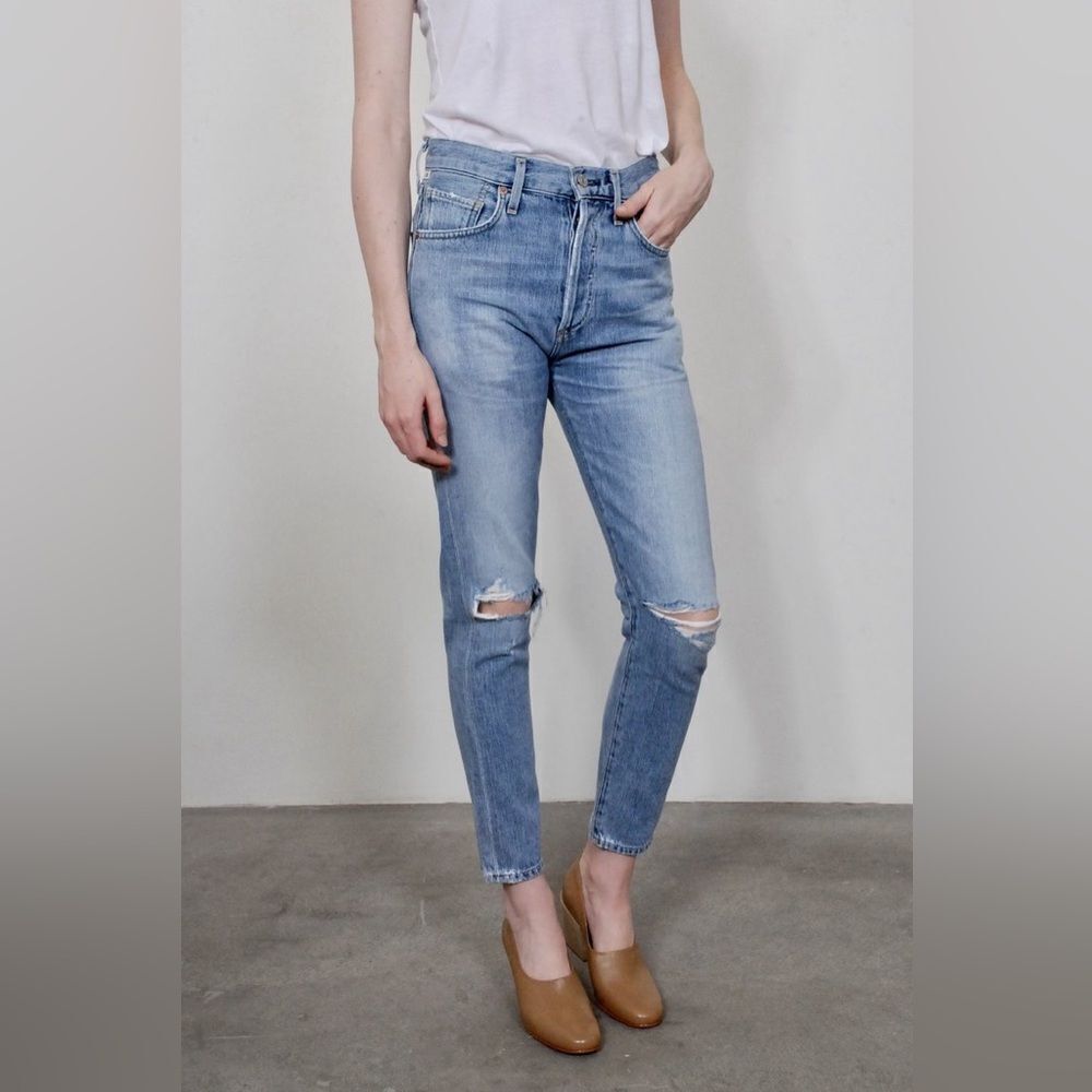 Citizens of Humanity Liya Petite High Rise Classic Fit Crop Size 26
